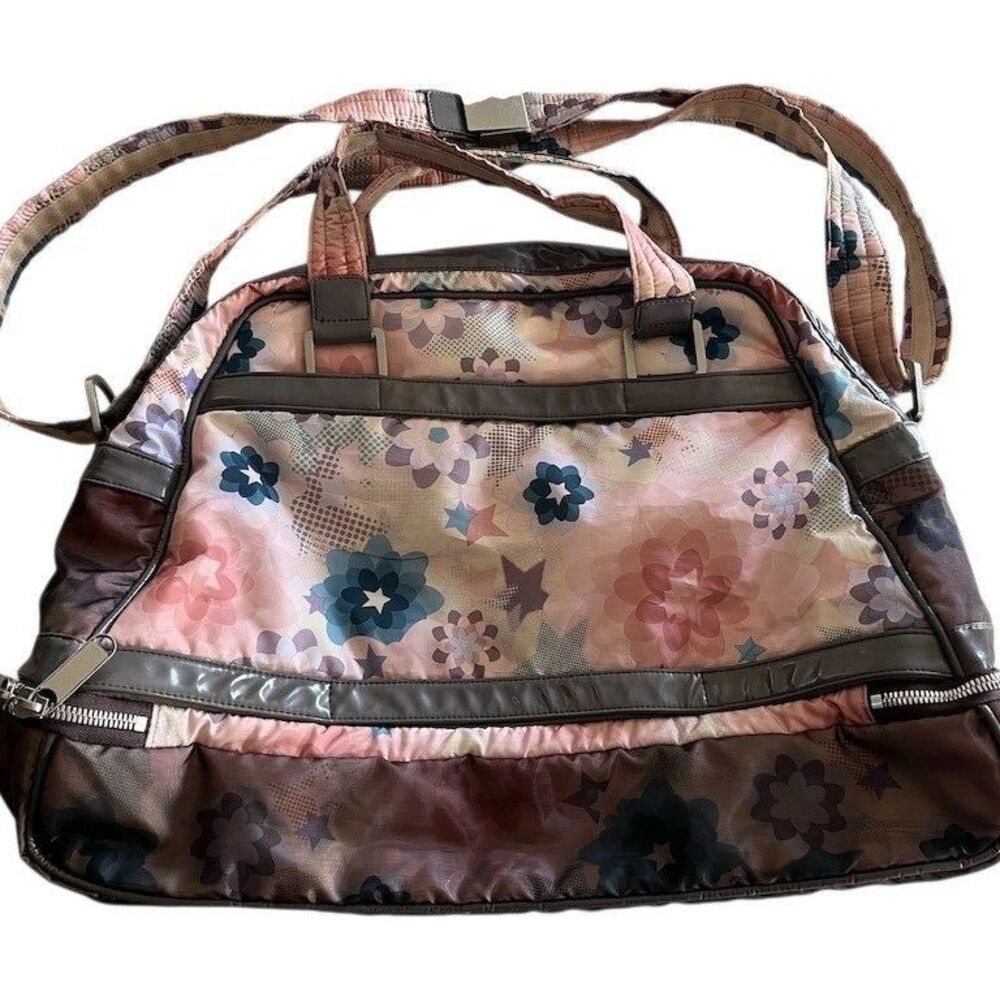 Rare Stella McCartney x LeSportsac Large Floral Star Weekender Duffel
